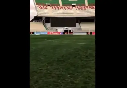 شاهد أرضية ملعب “5 جويلية” التي ستحتضن مباراة إتحاد الجزائر والوداد