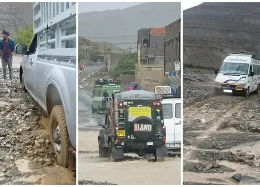 بالصور .. أمطار عاصفية تخلف خسائر مادية فادحة بقرية تاوريرت