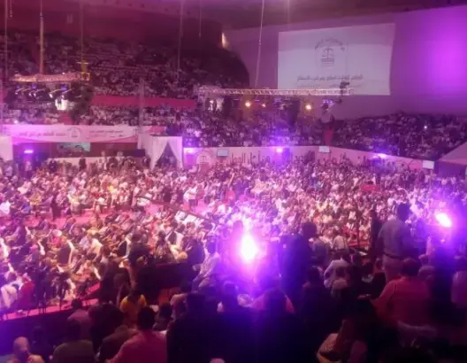 “قربلة” في أول يوم من جلسات مؤتمر حزب الاستقلال وسقوط 3 جرحى