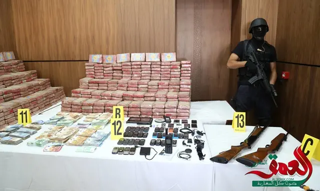 الـ BCIJ يتمكن من ضبط كمية تاريخية من الكوكايين بقيمة 25 مليار درهم (صور)