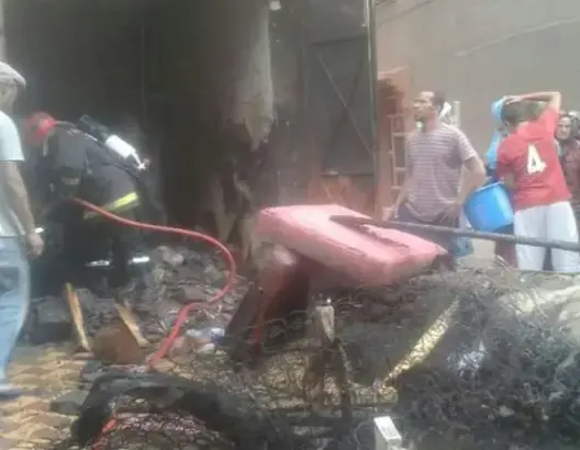 حريق يأتي على محل لبيع الأفرشة المنزلية بورزازات