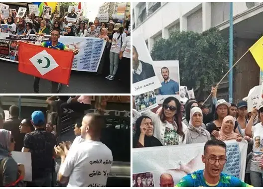 “مسيرة وفاء” بالبيضاء تدعو لإنقاذ حياة معتقلي الريف والإفراج عنهم