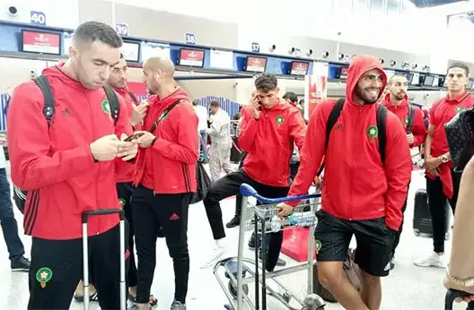بعد الفوز على الغابون ..الأسود يرحلون إلى سويسرا لمواجهة كوريا