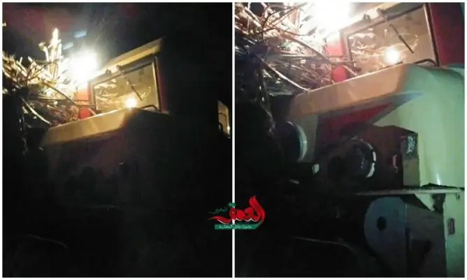 من جديد.. قطار يصطدم بجرار قرب أصيلة والمسافرون “عالقون” بالخلاء (فيديو)