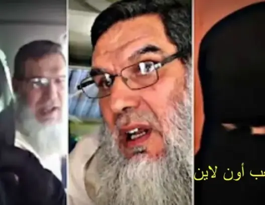 شاهد مباشرة: مواجهة نارية بين الشيخ الفزازي وزجته