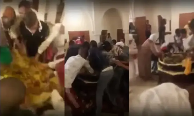 شاهد ما وقع لطبق “كسكس” قدم في إحدى الزوايا