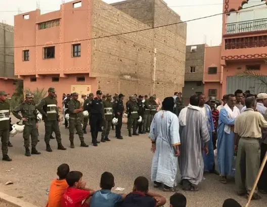 التلميذ أسامة الغليظ آخر معتقلي “ثورة العطش” بزاكورة يعانق الحرية