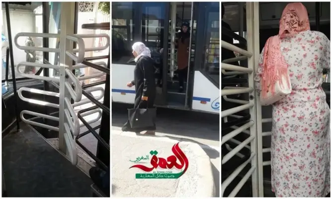 جمعية لذوي الإعاقة تندد بوضع حواجز حديدية داخل حافلات تطوان