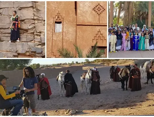 بالصور.. الفنان نعمان لحلو يبدأ في تصوير فيديو كليب أغنيته “زاكورة”