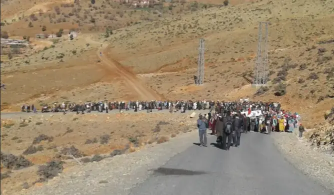 قائد “حراك أنركي” يخوض إضرابا مفتوحا عن الطعام
