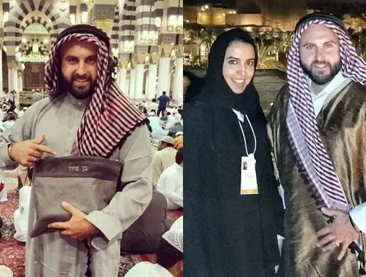 هكذا دخل الإسرائيلي “بن” السعودية والتقط صورا في المسجد النبوي