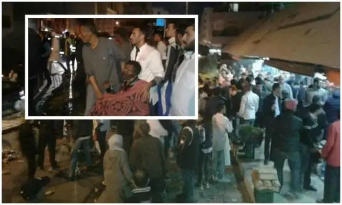 احتجاجا على حجز السلطات لـ”ميزانه”.. بائع متجول يحرق نفسه بالبيضاء (صور)