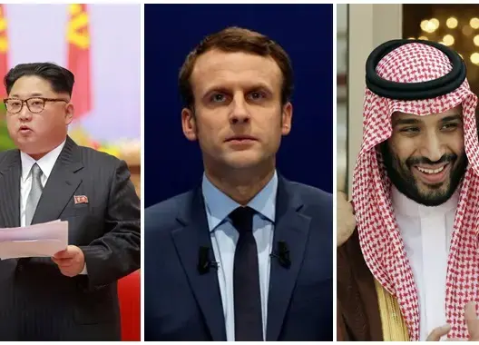 بنسلمان وماكرون وكيم يتنافسون على شخصية العام 2017