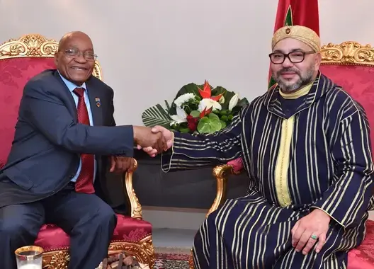 “زوما” يصفع الجزائر والبوليساريو ويؤكد أهمية تعزيز العلاقات مع المغرب