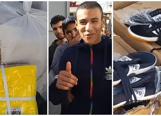 استعدادا لترحيلهم.. الخارجية تسلم ملابس للمغاربة المحتجزين بليبيا (فيديو)