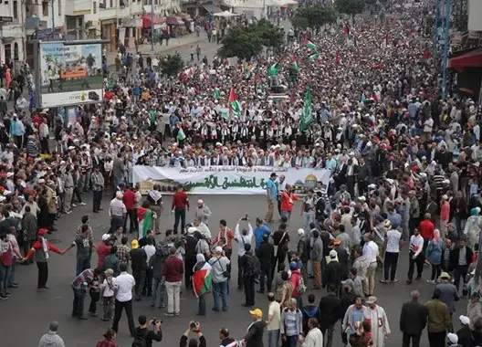 الأحزاب المغربية تدعو للمشاركة بقوة في مسيرة الرباط ضد قرار ترمب