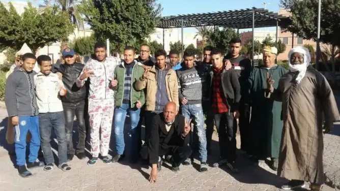 12 معتقلا في ملف “العطش” بزاكورة يعانقون الحرية ويتشبثون بالبراءة (صور)