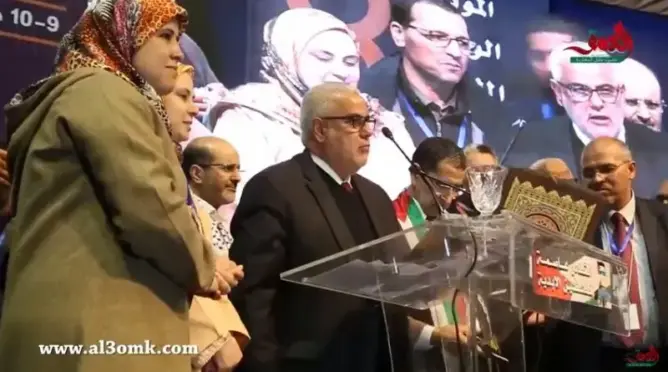 شاهد ما قاله بنكيران بعد انتخاب العثماني أمينا عاما جديدا للبيجيدي