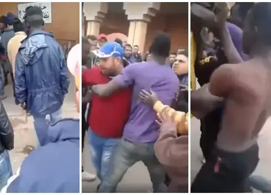 مهاجرون أفارقة ينقلون مواجهاتهم من الدار البيضاء إلى ورزازات (فيديو)