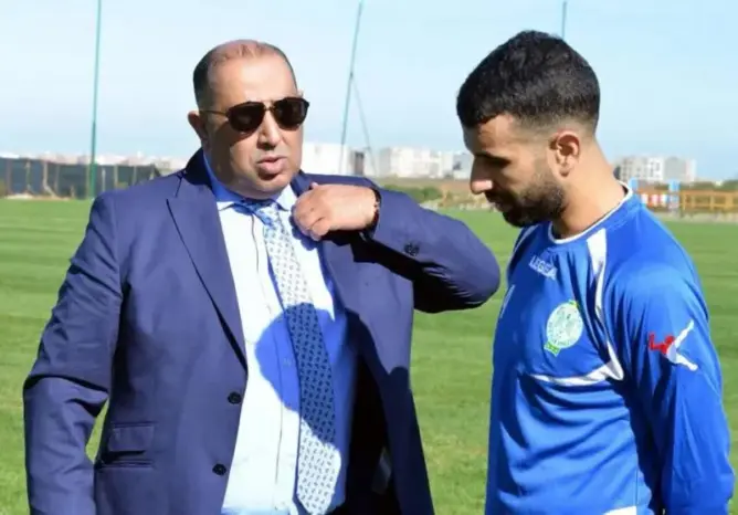 الدولي المغربي منير عبادي في قلعة النسر الأخضر