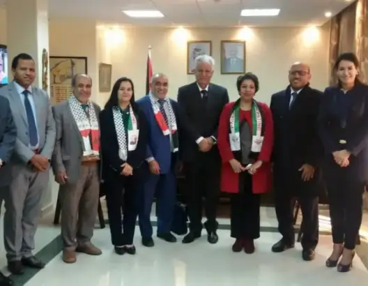 “برلمانيون لأجل القدس” في زيارة للسفير الفلسطيني بالرباط