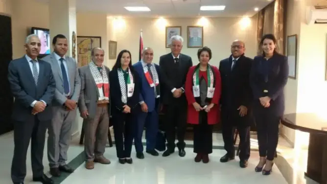 “برلمانيون لأجل القدس” في زيارة للسفير الفلسطيني بالرباط