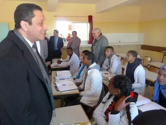 الكاتب العام لوزارة التعليم يتفقد مؤسسات تعليمية بالرشيدية
