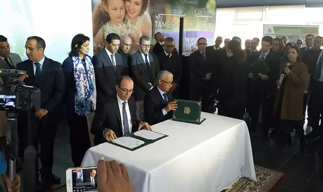 اتفاقية بين العمران ووزارة الشباب لتعزيز العرض الرياضي بتَامسنا