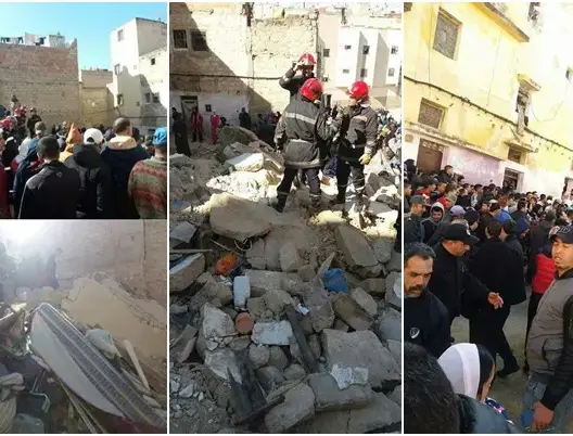 عاجل..انهيار منزل من طابقين بفاس يخلف ثلاثة جرحى (صور)