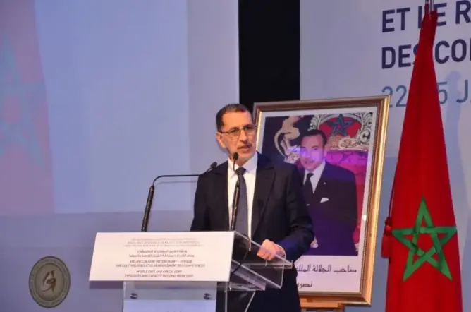 العثماني يدعو لتعاون إقليمي ودولي لمكافحة غسل الأموال وتمويل الإرهاب