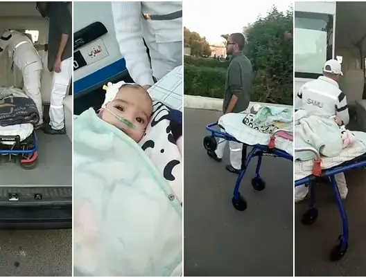 بعدما رفض ملفها.. نقل الرضيعة “ياسمين” للمستشفى الجامعي بمراكش (فيديو)