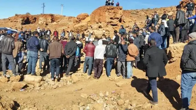 انهيار منجم للرصاص بجرادة يسفر عن إصابة شخص ويخرج احتجاجات (صور)