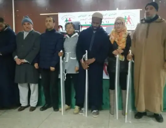 جمعية الوئام للمكفوفين بخنيفرة تحتفل بالذكرى الثانية لتأسيسها