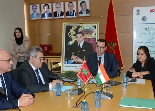 الصمدي يترأس مراسيم توقيع اتفاقية تعاون علمي بين المغرب والهند
