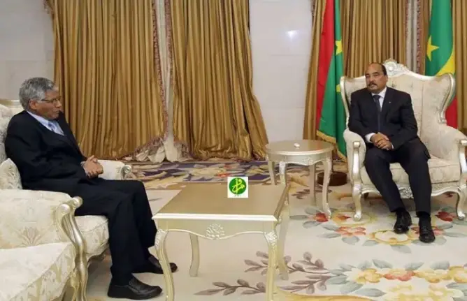 في خضم التوتر حول الصحراء.. رئيس موريتانيا يستقبل مبعوثا عن الجبهة