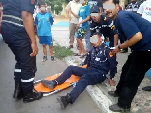 سيارة تدهس شرطيا بالبيضاء وصاحبها يلوذ بالفرار .. وولاية الأمن توضح