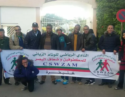 نادي الوئام الزياني للمكفوفين يتألق في بطولة المغرب لألعاب القوى
