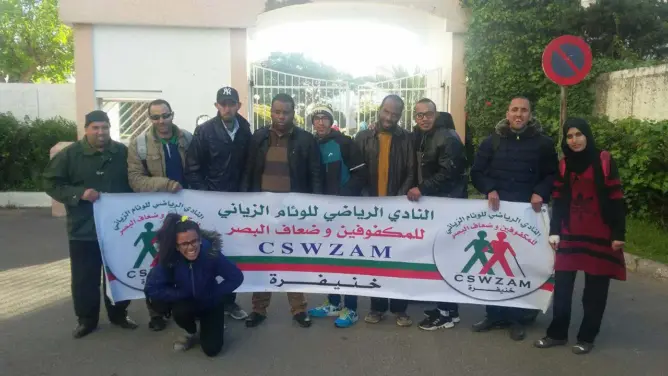 نادي الوئام الزياني للمكفوفين يتألق في بطولة المغرب لألعاب القوى