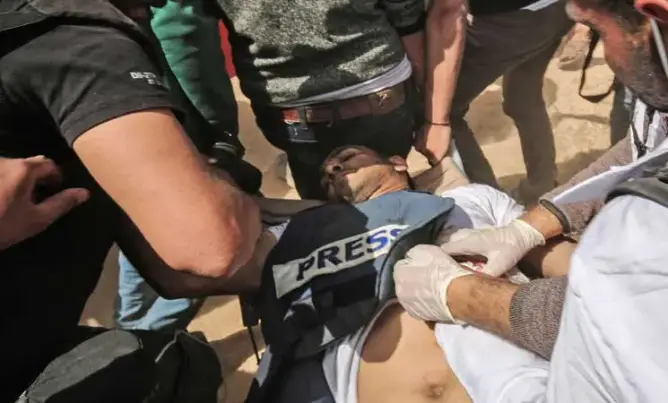 منظمة أوروبية تشكو الصهاينة للأمم المتحدة بسبب قتل صحفي بغزة
