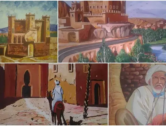 العودة إلى القصبات الأمازيغية عبر التشكيل قراءة عابرة لأعمال الفنان محمد بن حمو