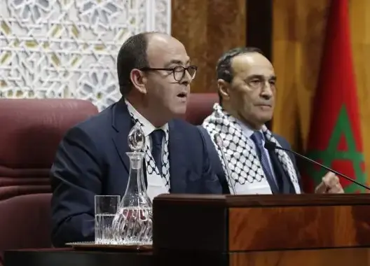 بنشماش يترافع لدى البرلمان الدولي لحماية دولية لشعب فلسطين