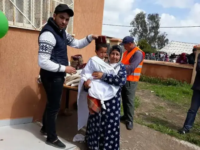 100 طفل يستفيدون من إعذار جماعي بحد بوحسوسن