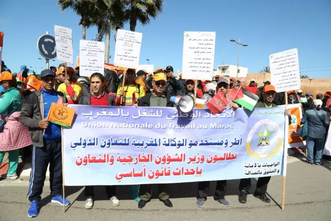 عيد العمال بالرباط.. احتفالات هادئة ومطالب باصلاح الأوضاع الاجتماعية للمغاربة (صور)