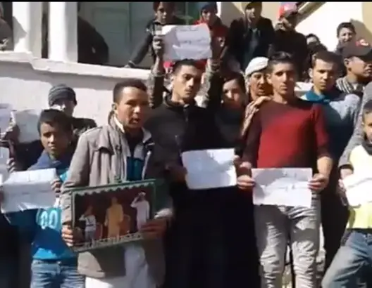وفاة حامل بأنفكو .. محتجون يُعدّدون الأسباب ويناشدون الملك (فيديو)