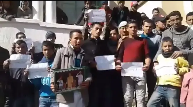 وفاة حامل بأنفكو .. محتجون يُعدّدون الأسباب ويناشدون الملك (فيديو)