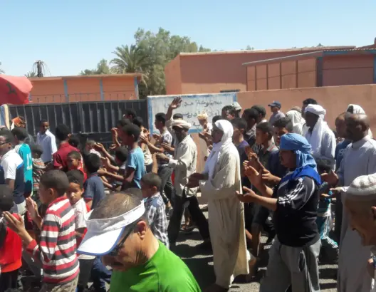 احتجاجات بزاكورة ضد “الاستيلاء” على أراضي باستعمال “رسوم مزورة”