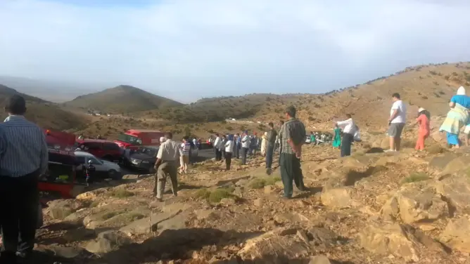 إنقلاب سيارة بـ”أوطاط الحاج” ..  ومقتل جميع ركابها