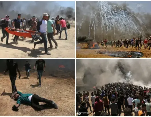 مجزرة غزة: فلسطين توجه نداء استغاثة وإسرائيل تهدد بقتل قادة حماس (صور)