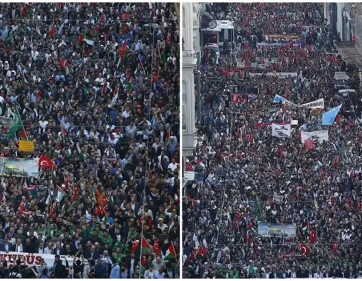 من اسطنبول إلى نواكشوط .. مجزرة غزة تخرج الآلاف إلى الشوارع