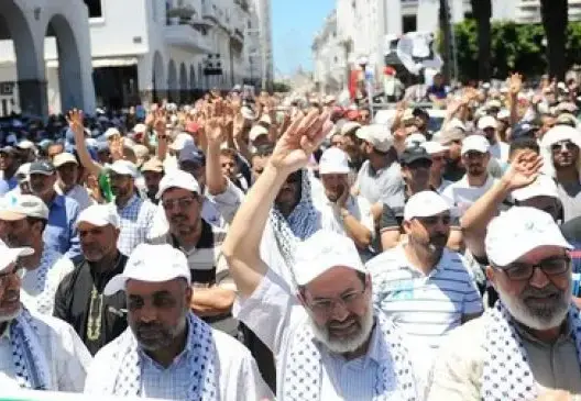 الجماعة تستعد لتنظيم وقفة بالبيضاء دعما لمسيرات العودة بفلسطين
